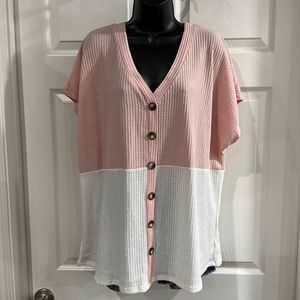 Liberty Love pink and white Women’s Top